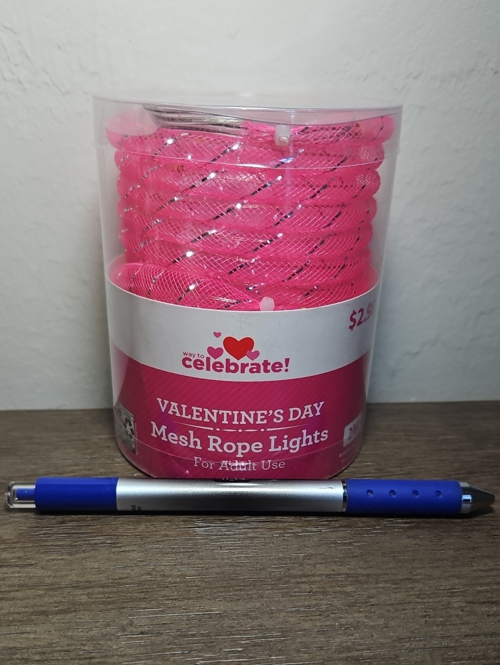 Pink Mesh Rope LED Lights - Picture 6 of 8
